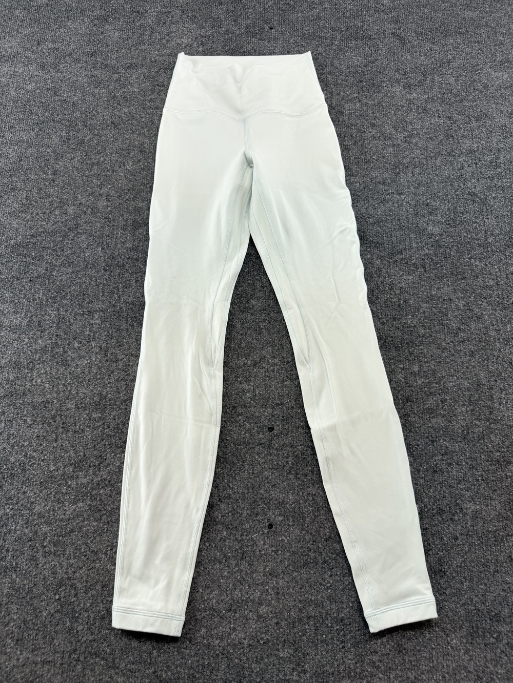 Lululemon Pants Womens Small White High Rise Ankle Leggings Yoga Gym Athletic